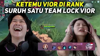 KETEMU BANG PIOR DI RANK. LANGSUNG SURUH SATU TEAM LOCK @nitavior1
