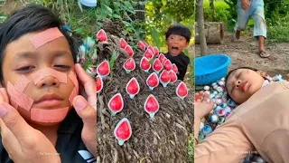 Survival Skills- SIMPLE but VERY USEFUL IDEA and candi in forest