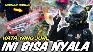 KEJAR DAGANG MAINAN DI JALAN AKU MAU BELI BUS BASURI NYA
