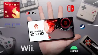 SnapDragon 8 ELITE é o FUTURO! GAMEPLAY de SWITCH no REVIEW do REDMAGIC 10 Pro, o STEAM DECK ARM!
