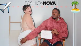 BOYFRIEND RATES MY VACATION BIKINIS! |Fashion Nova Curve|