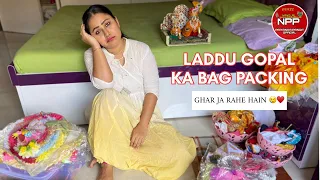 LADDU GOPAL KA BAG PACKING #priyankapanditofficial6820 #krishna #laddugopal #radheradhe #harekrishna
