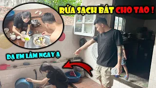 Giáp Bắt Người Yêu Rửa Bát Trước Mặt AE Team Chanh Chanh Và Cái Kết