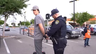 Stealing Car Parts Prank! (Arrested)