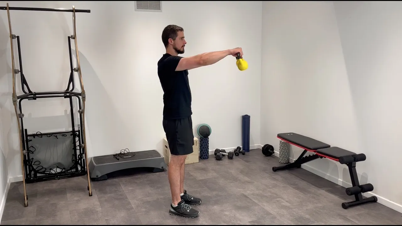 Image Élévation frontale avec kettlebell