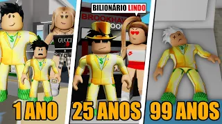 CICLO DE VIDA DO BILIONÁRIO Brookhaven Historinhas no Roblox