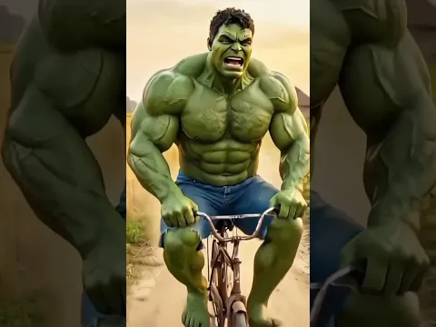 जब गाँव पहुँचा Hulk 😳💥#ai #youtubeshorts #trending #shorts