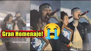 Santa Fe Klan Hace EMOTIVO Homenaje A Su "ESCOLTA FER" y Llora En Pleno Concierto!