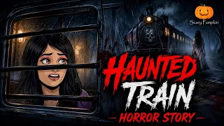 Haunted Train | Bhutia Train | Scary Pumpkin | Hindi Horror Stories