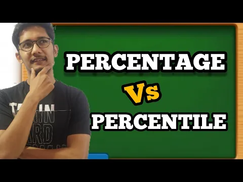 Difference between PERCENTAGE and PERCENTILE #shorts #maths