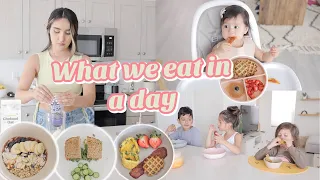 WHAT WE EAT IN A DAY 💞 Mom, Kids, Toddler & Baby Meal Ideas 2021
