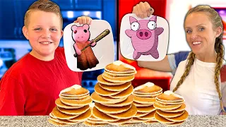 Boy VS MoM Breakfast Art Challenge! 🤣