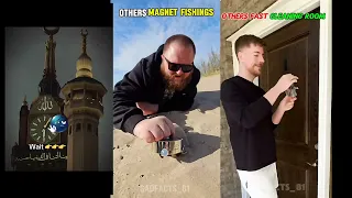 Bike Ride V's Magnet Fishing V's Fast Cleaning Room || Who Is The Best 🤔 