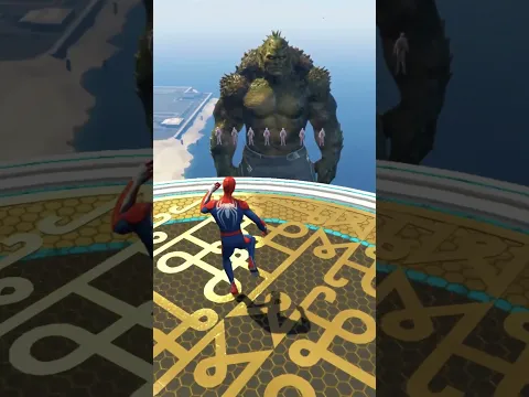 GTA 5 Epic Water Ragdolls Spiderman JumpFails Ep 585 #shorts #gta #gameplay