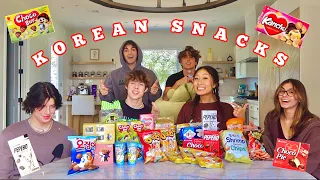 THE HYPE HOUSE TRIES KOREAN SNACKS