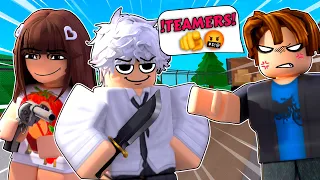 SIENDO TEAMERS en MURDER MYSTERY 2 😨😔 (Nos funaron) | @AyMiri