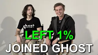 Left 1%... Joined Ghost!
