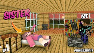 😈 i Became A Enderbrine To Troll My Cute Sister in Minecraft | Hindi | #1