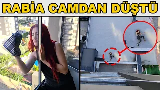 Temizlik Yaparken KIZ ARKADAŞIM 6. KATTAN DÜŞTÜ | Efsane Şaka | Siyah Giyen Genç