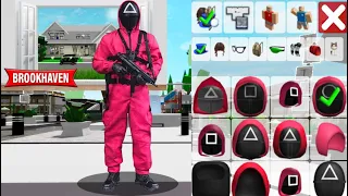 How to Make SQUID GAME 2 GUARD in Roblox Brookhaven