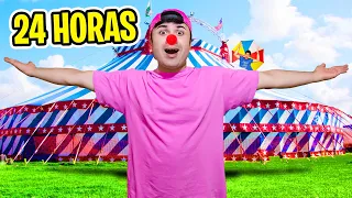 24 HRS EN UN CIRCO SOBRE HIELO 🎪☃️🔥 | Marcelo Alcázar