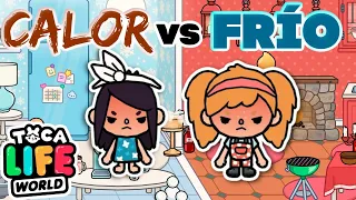 FRÍO vs CALOR Ona helada o Ani en llamas Toca Life World con Ruth