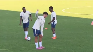Cristiano Ronaldo Junior joins Portugal U16 training for the first time 🇵🇹❤️