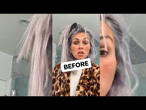 The power of makeup and a flat iron…