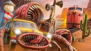 ВСЕ МОНСТРЫ ТРЕВОРА ХЕНДЕРСОНА vs ПОЕЗД в Garry's Mod