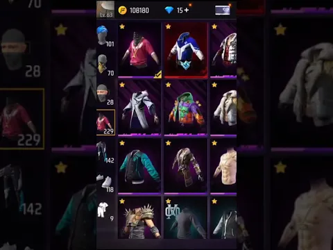 Dress combi nation in free fire ka video