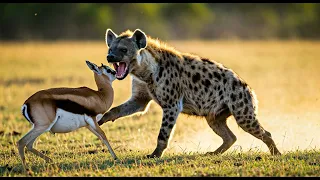 The incredible story of the hyena and the gazelle: a tale of survival