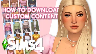 HOW TO DOWNLOAD & INSTALL CUSTOM CONTENT FOR SIMS 4 🤍