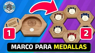 🎖 TUTORIAL: Cómo Colocar Medallas en el Marco para Medallas Paso a Paso | Camisetas Fútbol Sorpresa