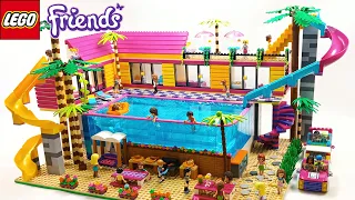 LEGO Friends Holiday Resort: Giant Swimming Pool and Amazing Slides!