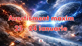 Avertisment maxim 23 - 24 ianuarie