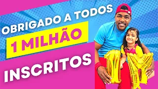 COMEMORAÇÃO DE 1 MILHÃO DE INSCRITOS