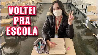 MINHA ROTINA NO 1º DIA DE AULA PRESENCIAL!! Volta às aulas presenciais 2021
