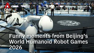 Funny moments from Beijing’s World Humanoid Robot Games 2026