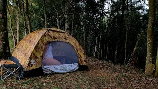 ASMR CAMPING - Brazilian girl camping and relaxing in nature ⛺
