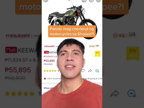 Shopee sells motorcycles now?! WHAT 😱
