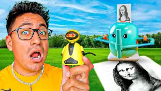 COMPRE ROBOTS QUE DIBUJAN POR SÍ SOLOS  ¡MIRA LO QUE CREAN! 🤖