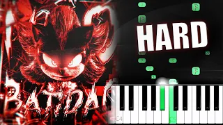 NO BATIDÃO ▶ HARD Piano Tutorial