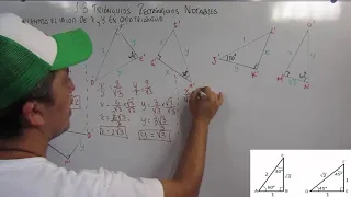 1.3 TRIANGULOS RECTANGULOS NOTABLES 1º AÑO