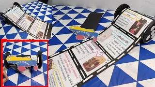 COMO HACER UNA LINEA DE TIEMPO CREATIVA Y MODERNA/ MANUALIDAD DE LINEA DE TIEMPO FACIL DE HACER