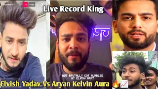 Elvish Yadav Vs Aryan Kelvin Not Break Live Record | Aryan & Elvish Army Power | All Rounder Danish 