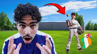 Irish Kids Try Baseball