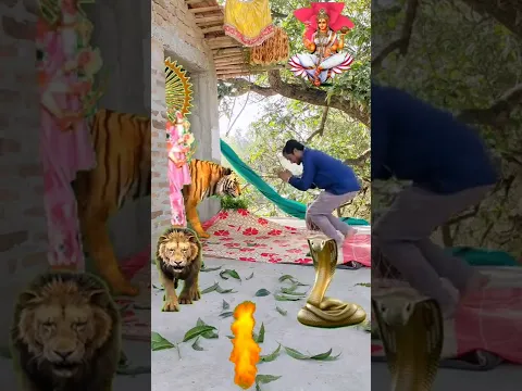 meri maa Ke barabar koi nahi vfx video ||🦁|| maa vaishno devi #shorts #miteshkashow #viral #navratri
