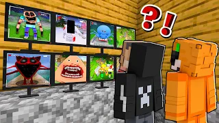 AKU MEMBUAT BANYAK CCTV UNTUK MEMANTAU MONSTER DI KOTA MINECRAFT!!