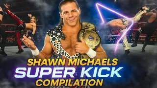 WWE Shawn Michaels Sweet Chin Music 🔥 Ultimate Superkick Compilation | Best Knockouts & Moments