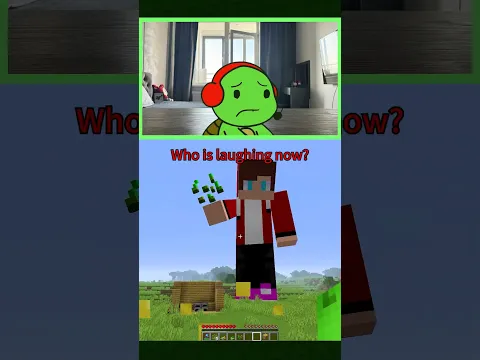 JJ Tiny Revenge - MAIZEN Minecraft Animation #shorts